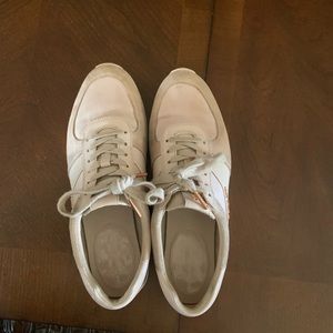 MK baby pink sneakers